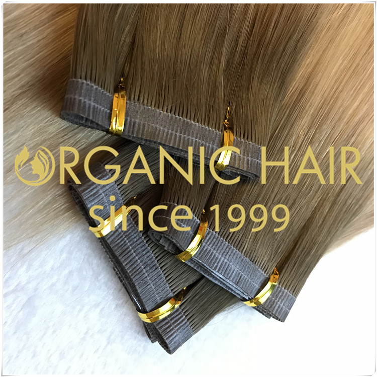 Hybrid weft seamless weft flat weft hair extensions CNY021